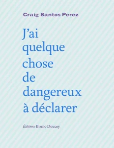 Couverture de J’ai quelque chose de dangereux à déclarer