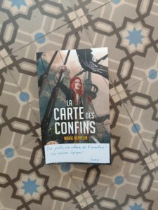 Couverture de La Carte des confins avec notule par Sana