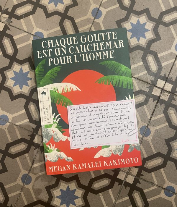 Couverture et notule sur Chaque goutte est un cauchemar pour l'homme