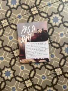 Couverture et notule de Pas si tant