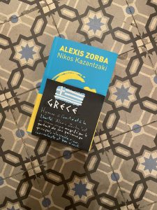 Couverture et notule Alexis Zorba