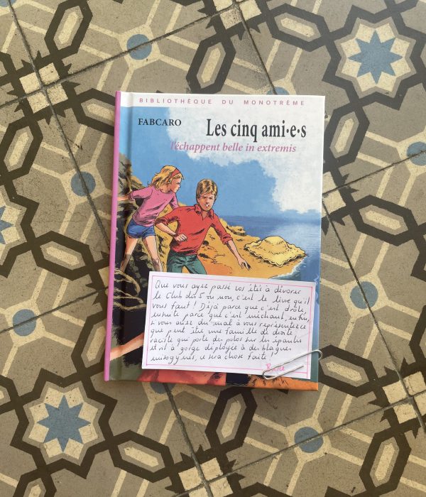 Les cinq ami.e.s, Fabcaro